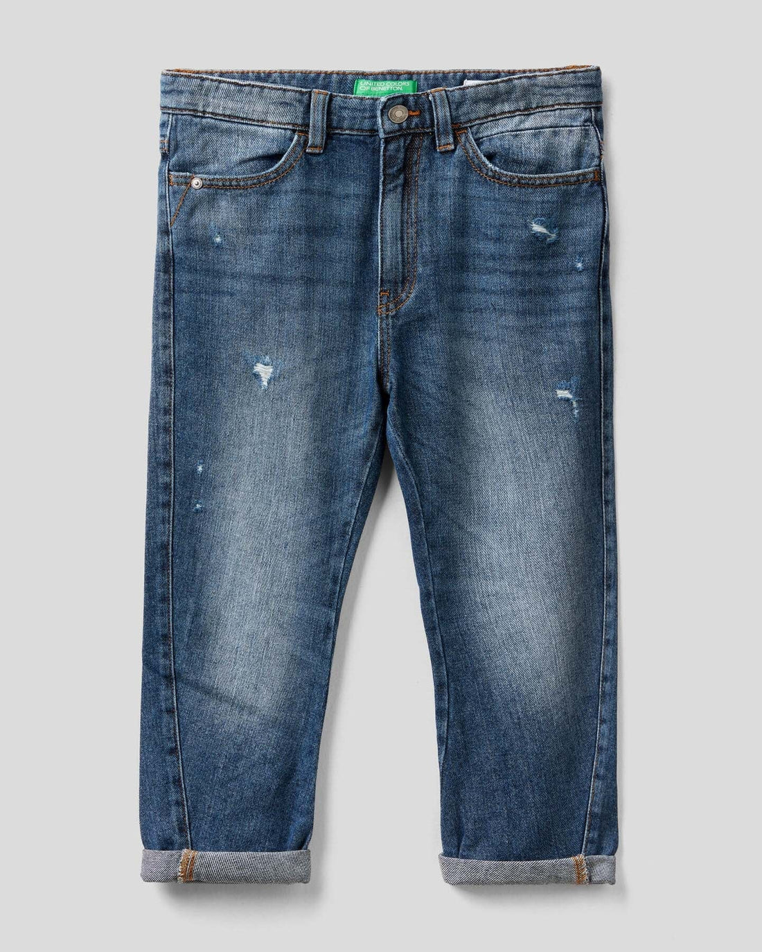 Blue Carrot Fit Jeans In "Eco-Recycle" Denim Benetton