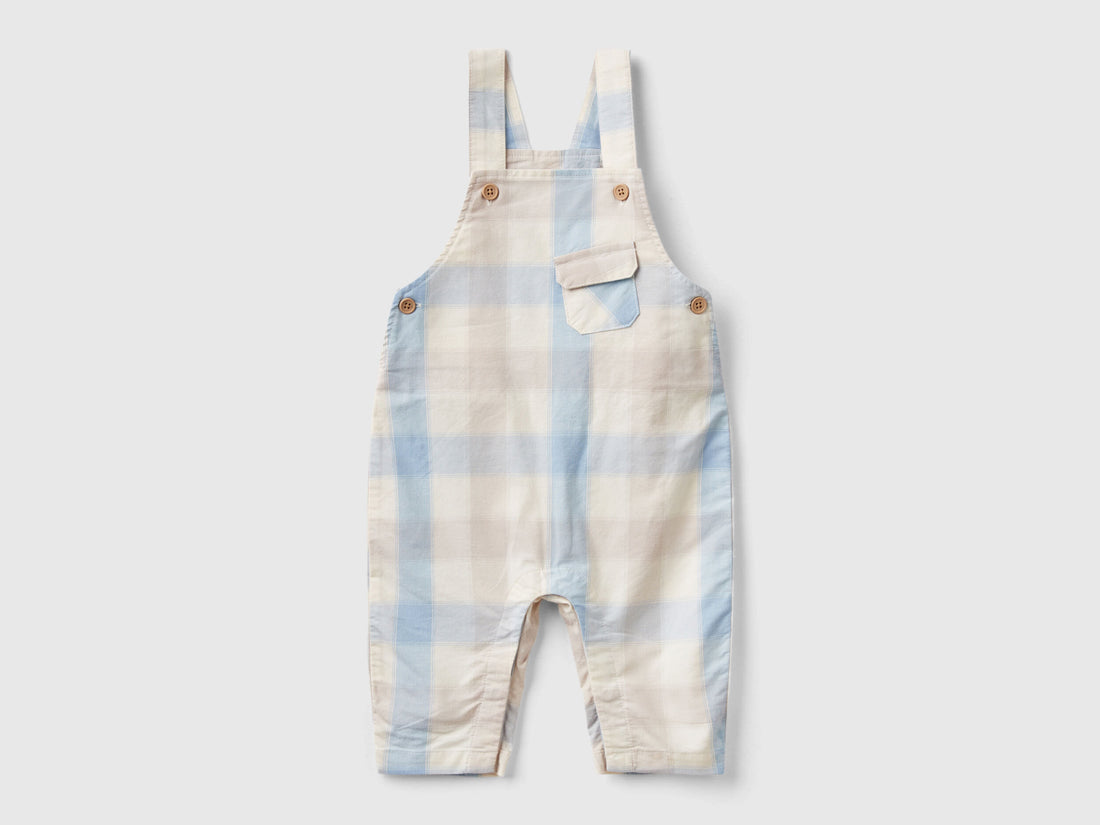 Check Dungarees In Stretch Cotton_4VC6AT00S_901_01