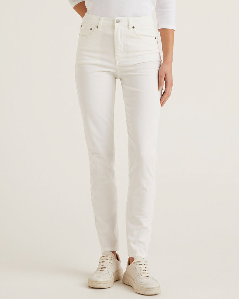 White Trousers Benetton