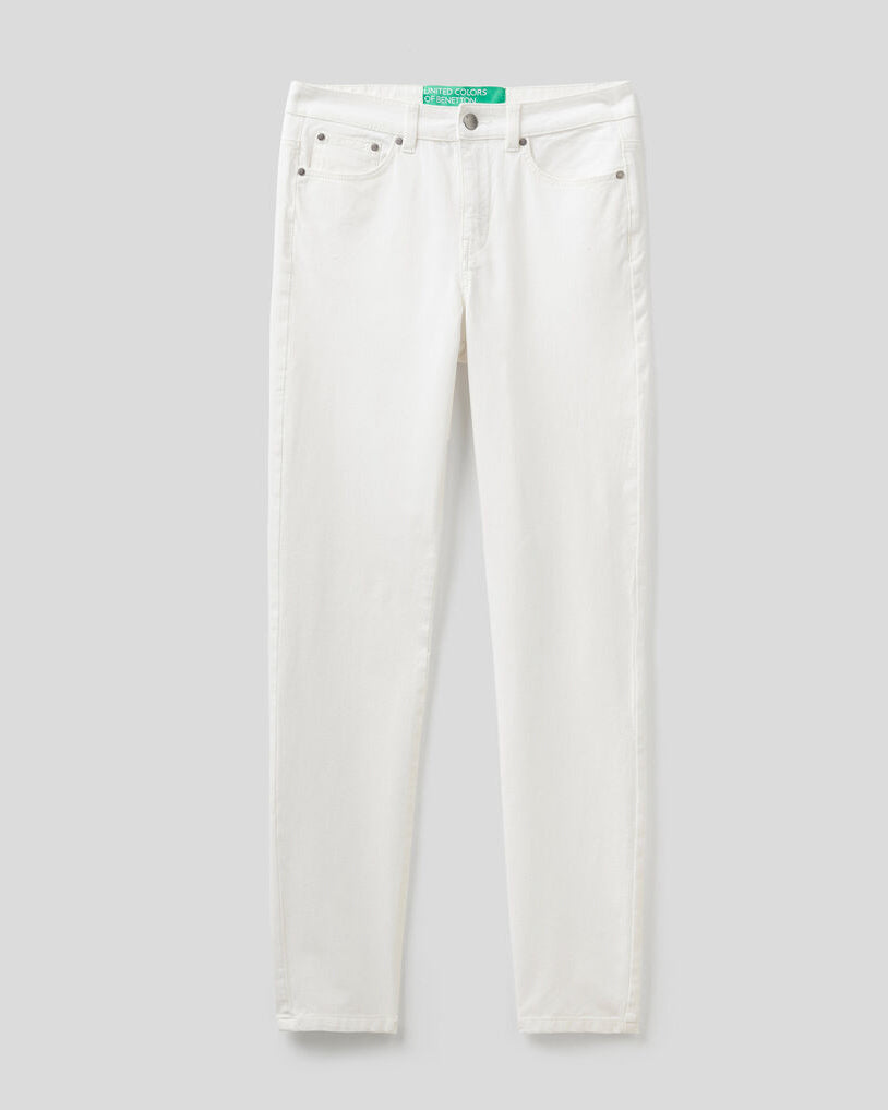 White Trousers Benetton