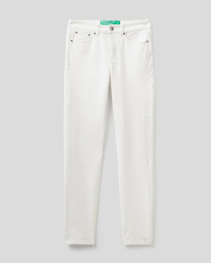 White Trousers Benetton
