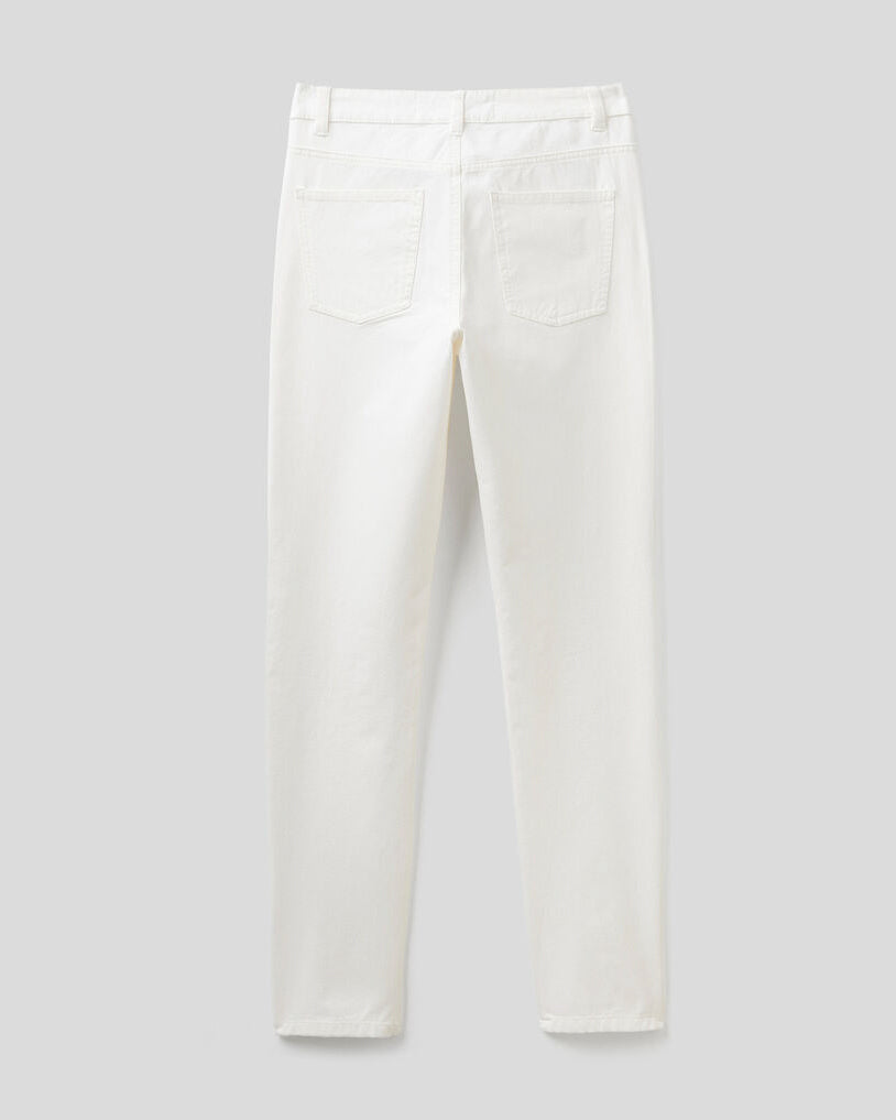 White Trousers Benetton