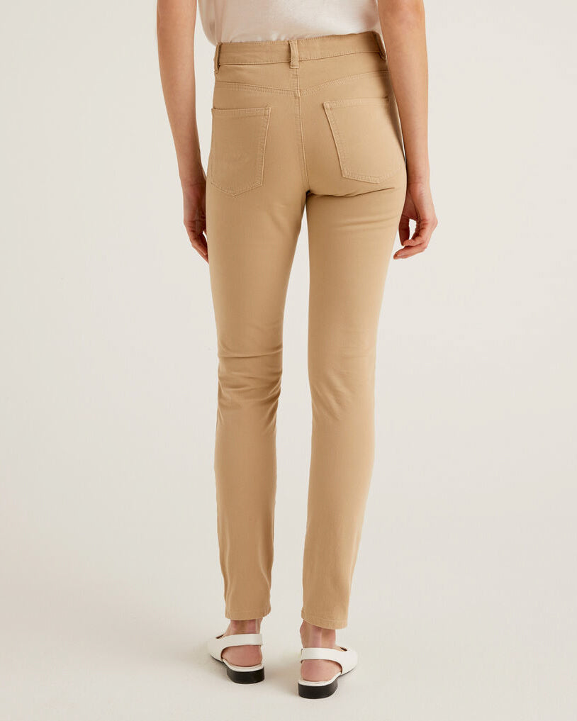 Beige Trousers Benetton
