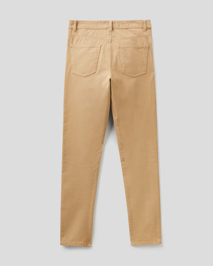 Beige Trousers Benetton