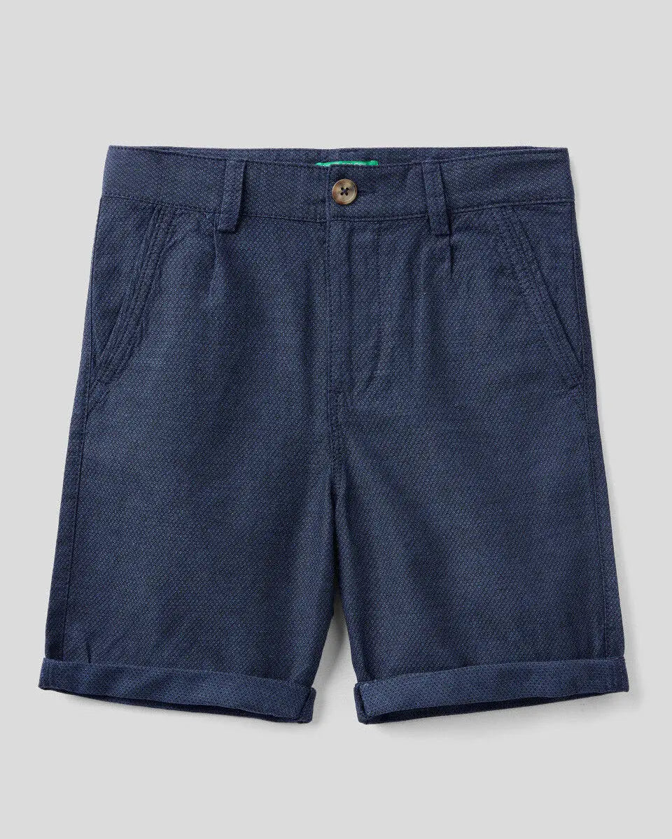 Dark Blue Bermuda - BEVAVA