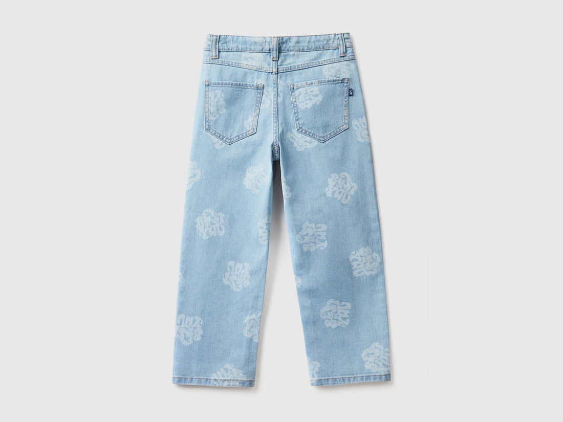 Straight-Fit Jeans With Print