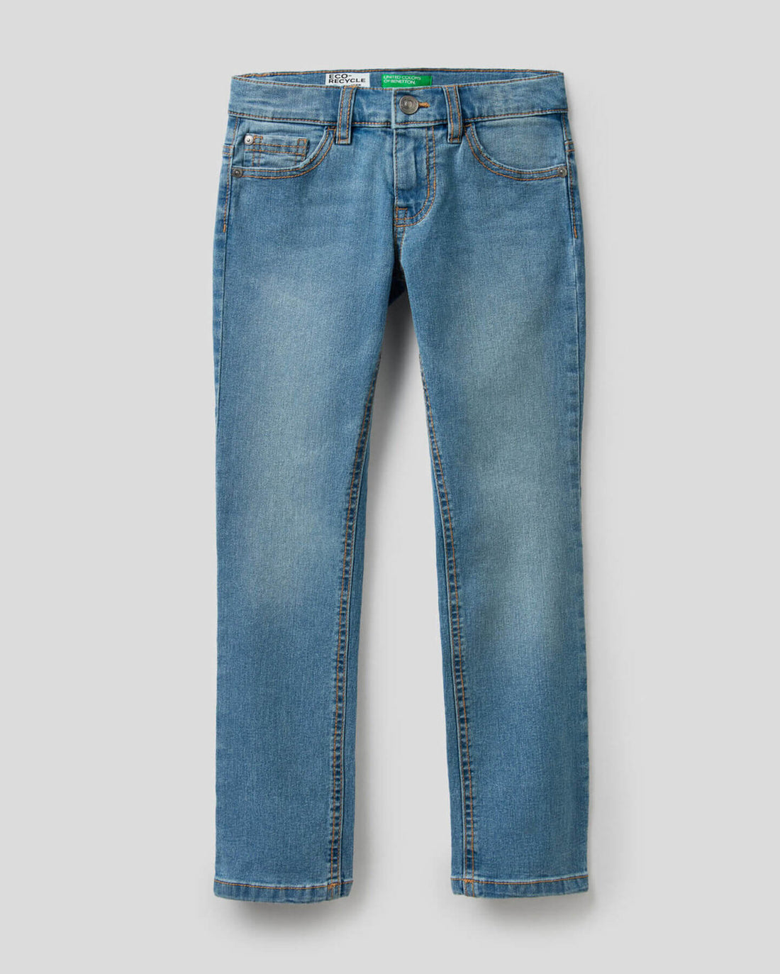 Light Blue Trousers Benetton