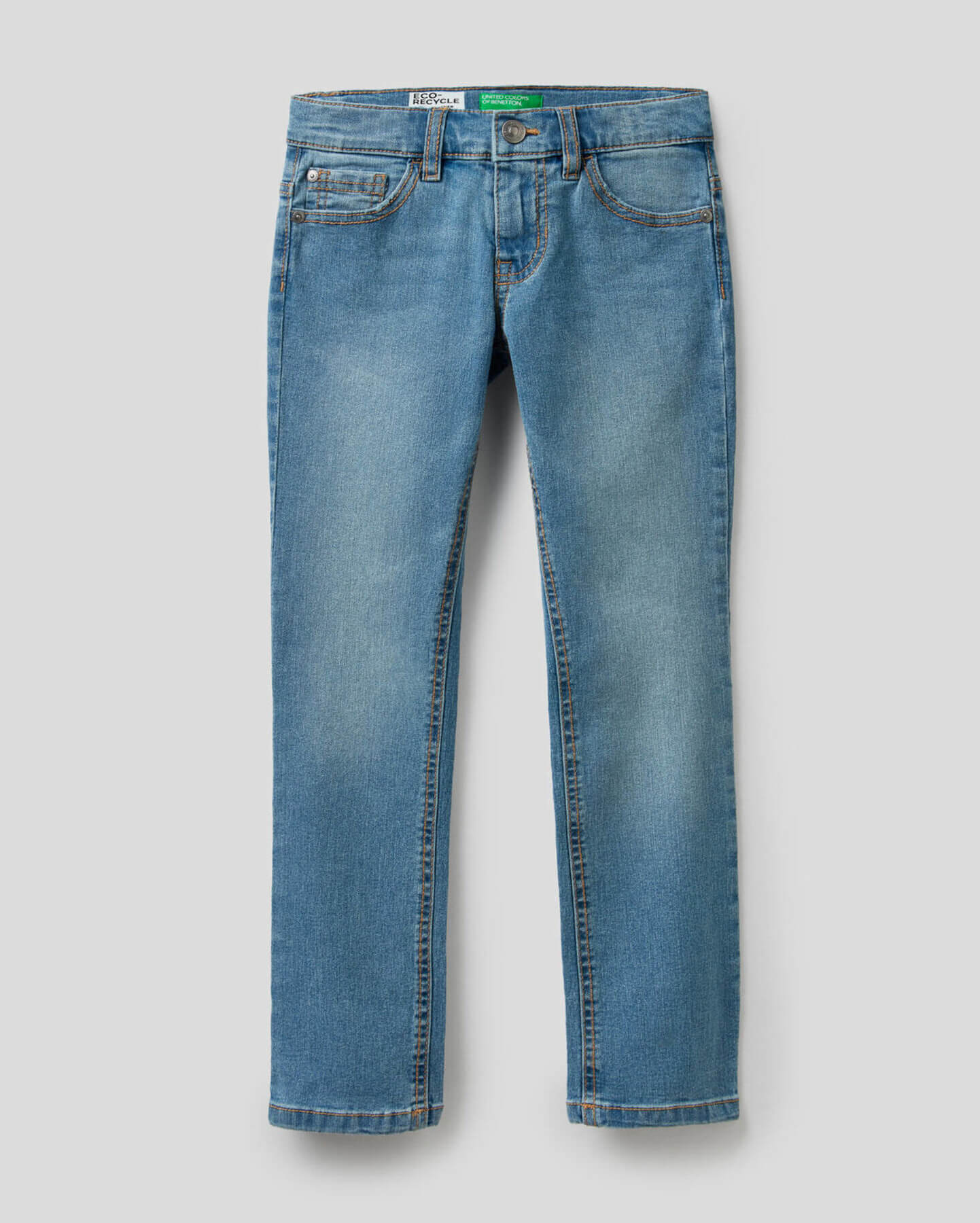 Light Blue Trousers Benetton