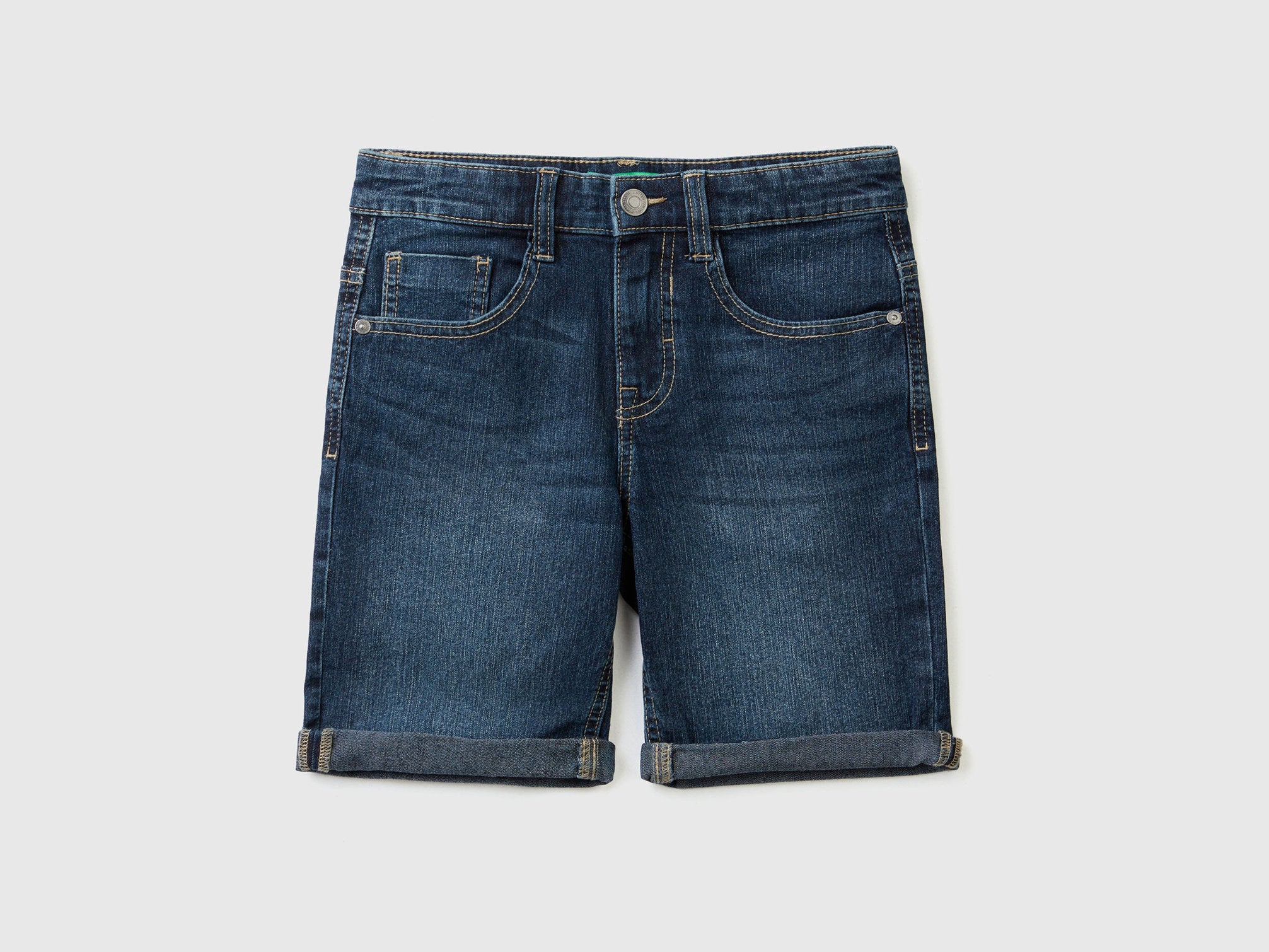 Slim Fit Bermudas In &quot;Eco-Recycle&quot; Denim_4XA2C9013_901_01