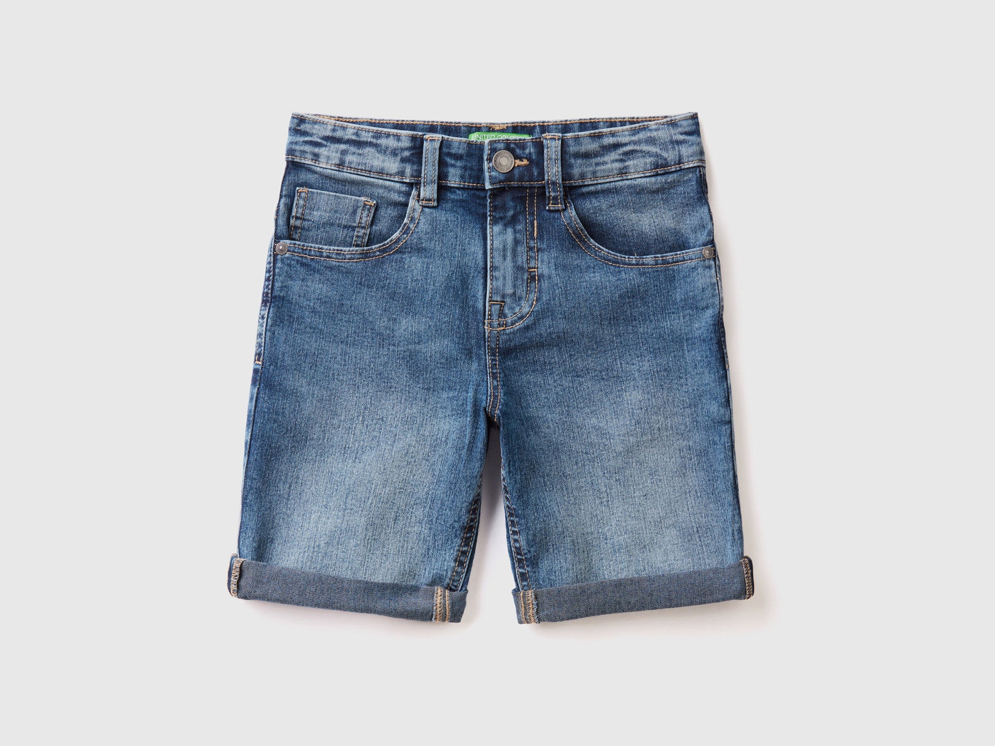 Slim Fit Bermudas In "Eco-Recycle" Denim_4XA2C9013_902_01