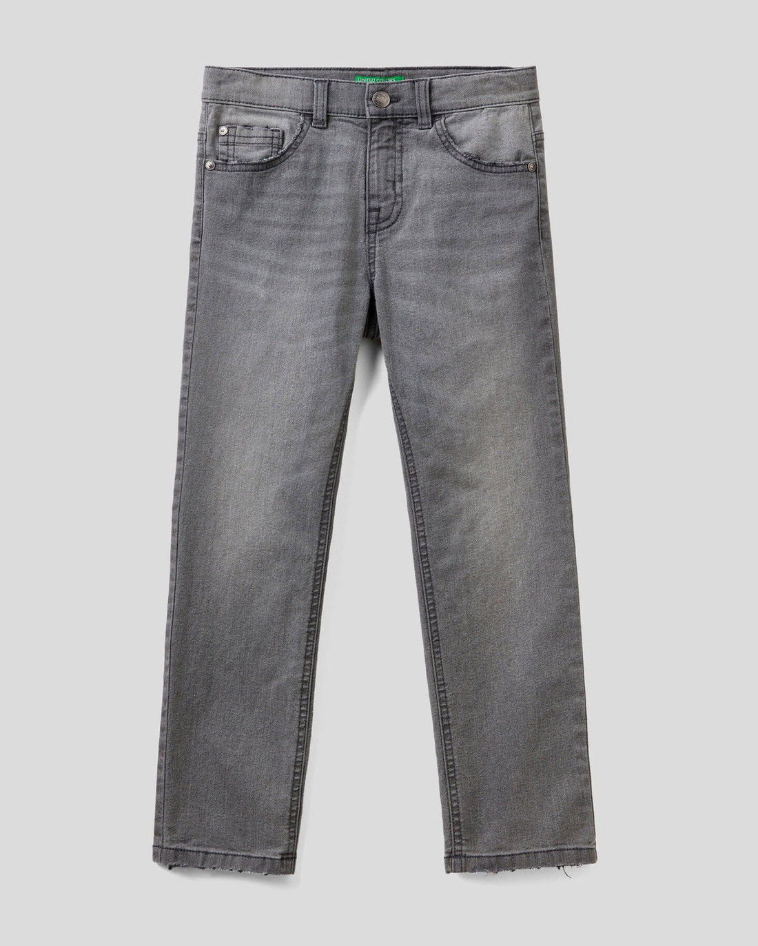 Dark Grey "Eco-Recycle" Slim Fit Jeans Benetton