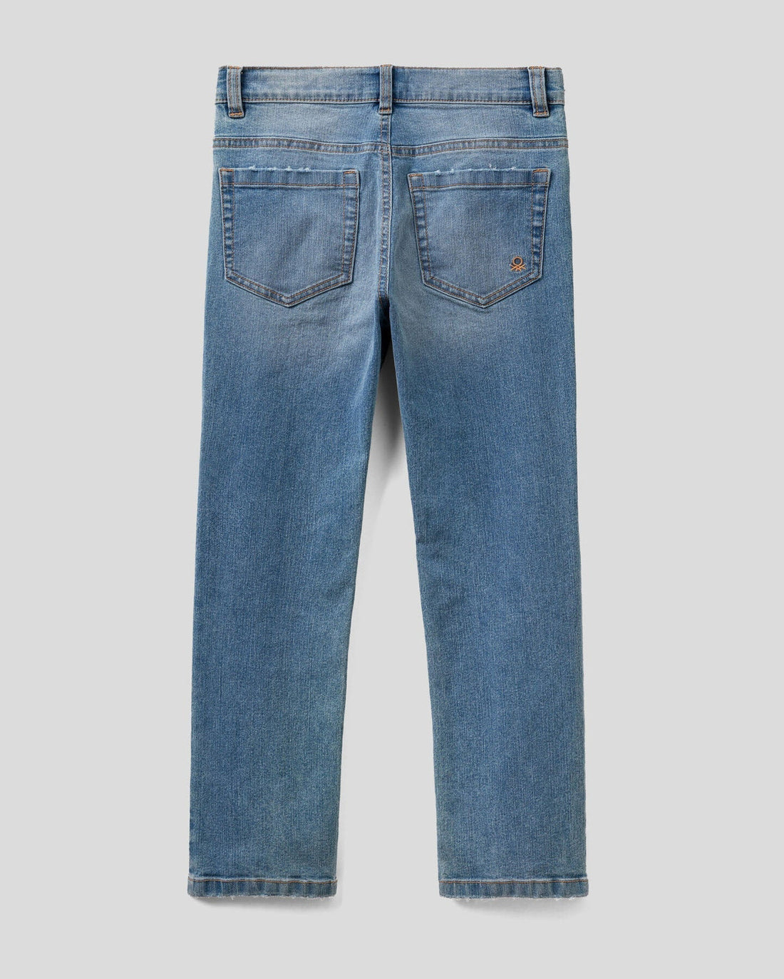 Light Blue "Eco-Recycle" Slim Fit Jeans Benetton