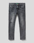 Black Skinny Fit Jeans In "Eco-Recycle" Denim Benetton