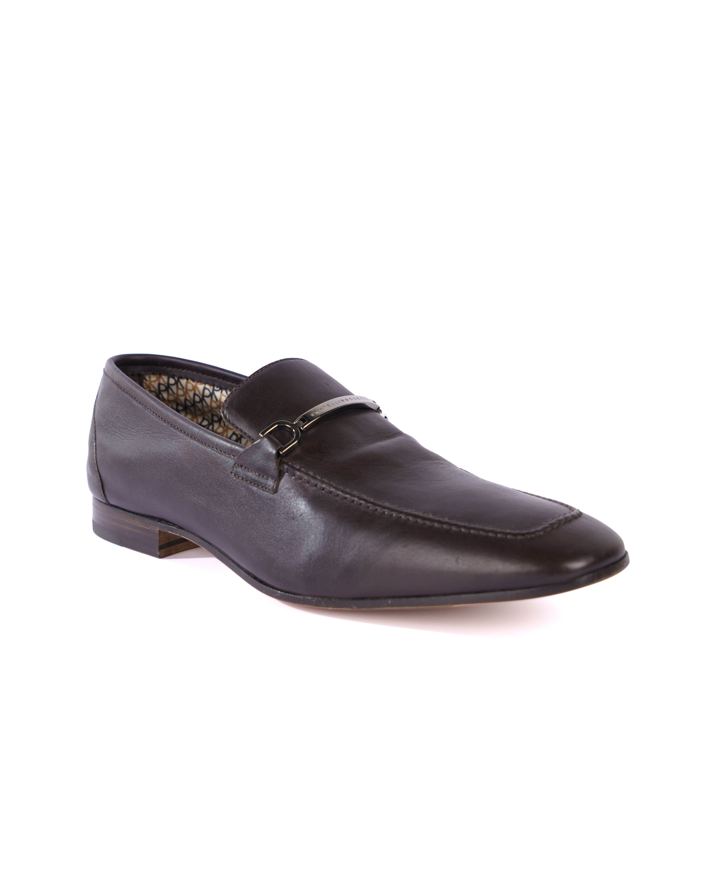 Brown Loafer Shoes - BEVAVA