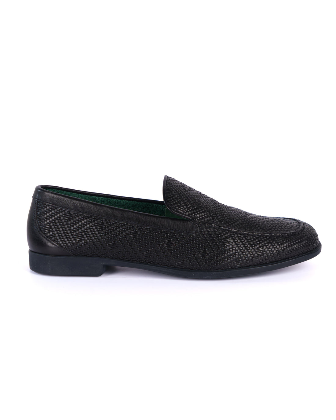 Black Loafer Shoes - BEVAVA