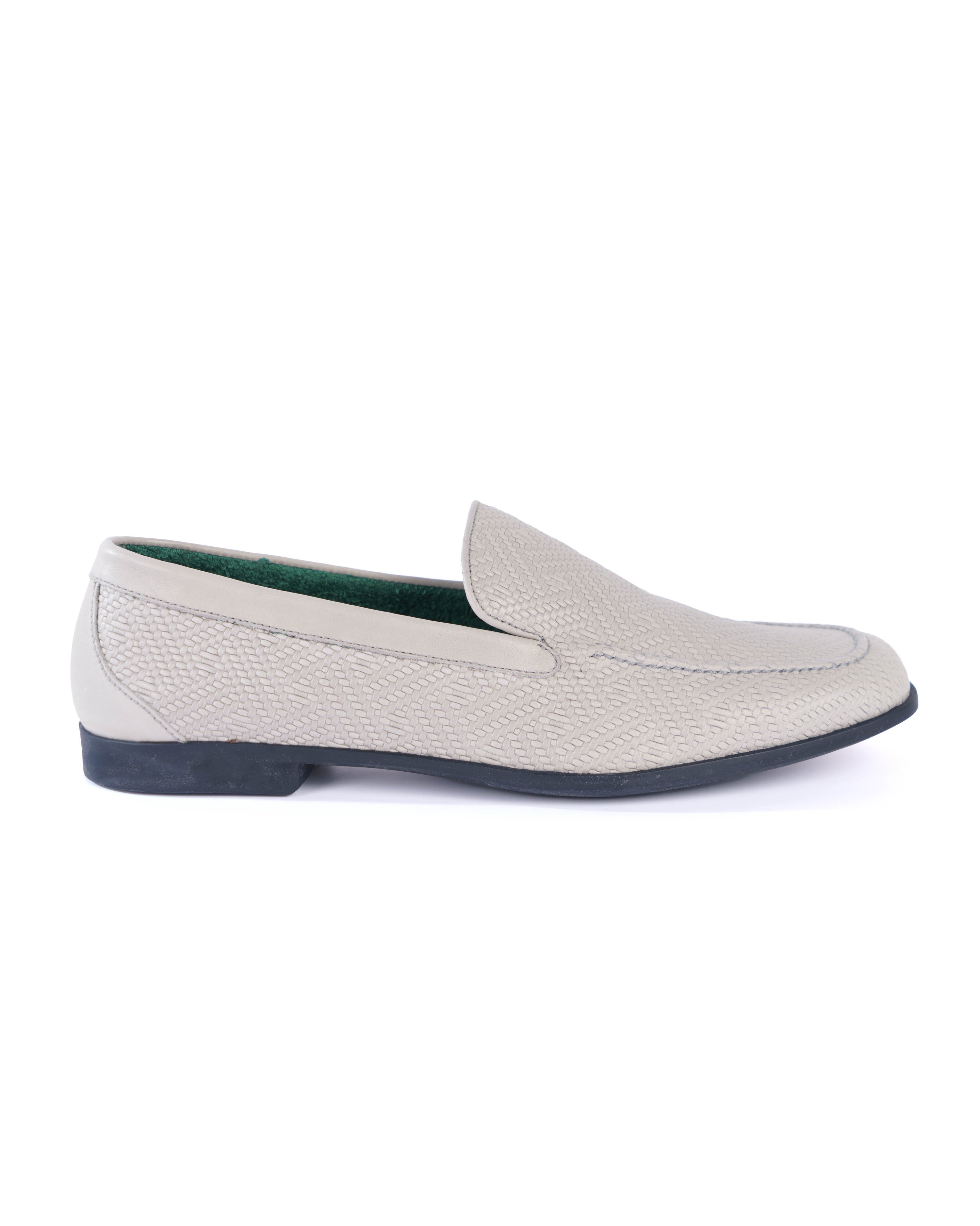 Brown Loafer Shoes - BEVAVA