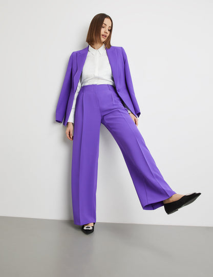 Elegant Wide-Leg Trousers Made Of Stretch Fabric_520303-11054_8810_05