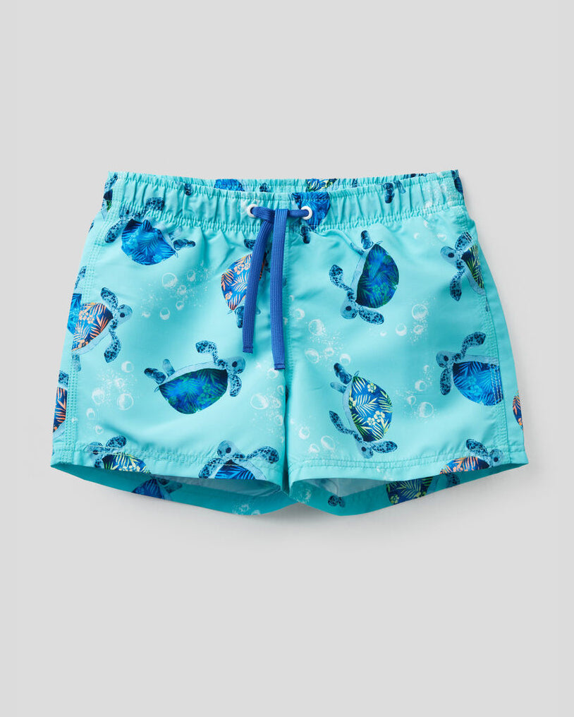 Light Blue Swim Trunks Benetton