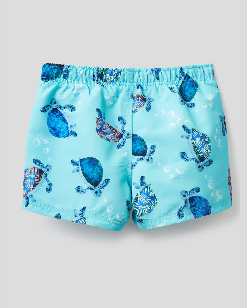 Light Blue Swim Trunks Benetton