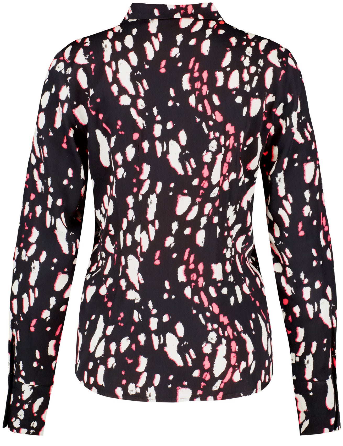 Fitted Shirt Blouse With An All-Over Print_560302-11033_1102_03