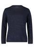 Blue Slim Fit Pullover With Mockneck_5967-2219_8345_01