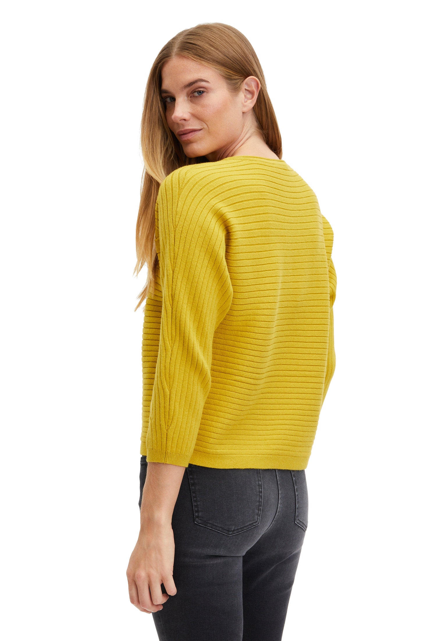 Yellow Pullover With Mockneck_5978-1026_5478_04