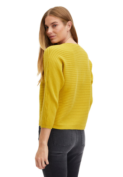 Yellow Pullover With Mockneck_5978-1026_5478_04