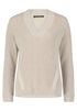 Beige Ribbed Short Pullover_5999-2229_9106_01