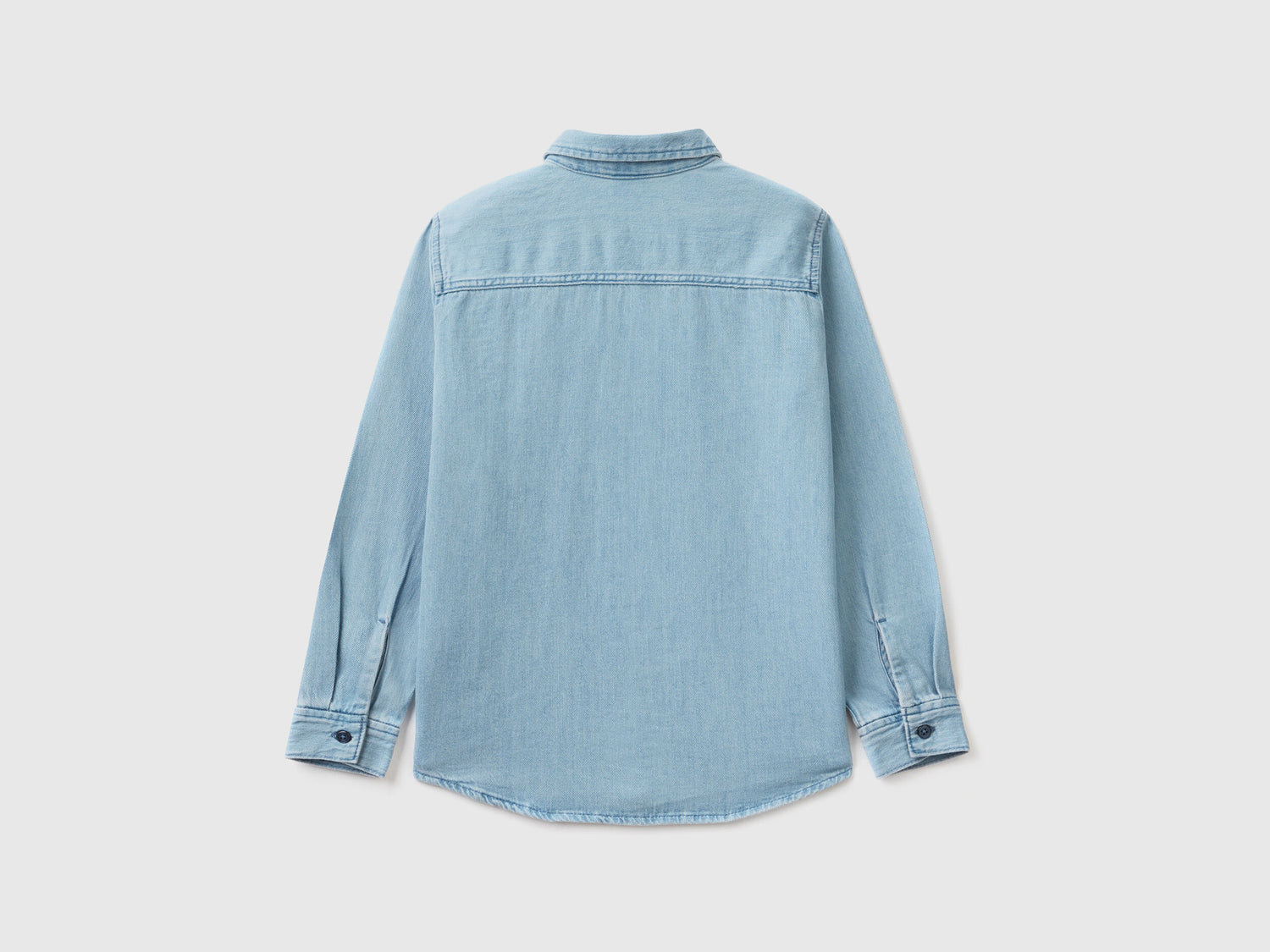 Denim Shirt With Small Pocket