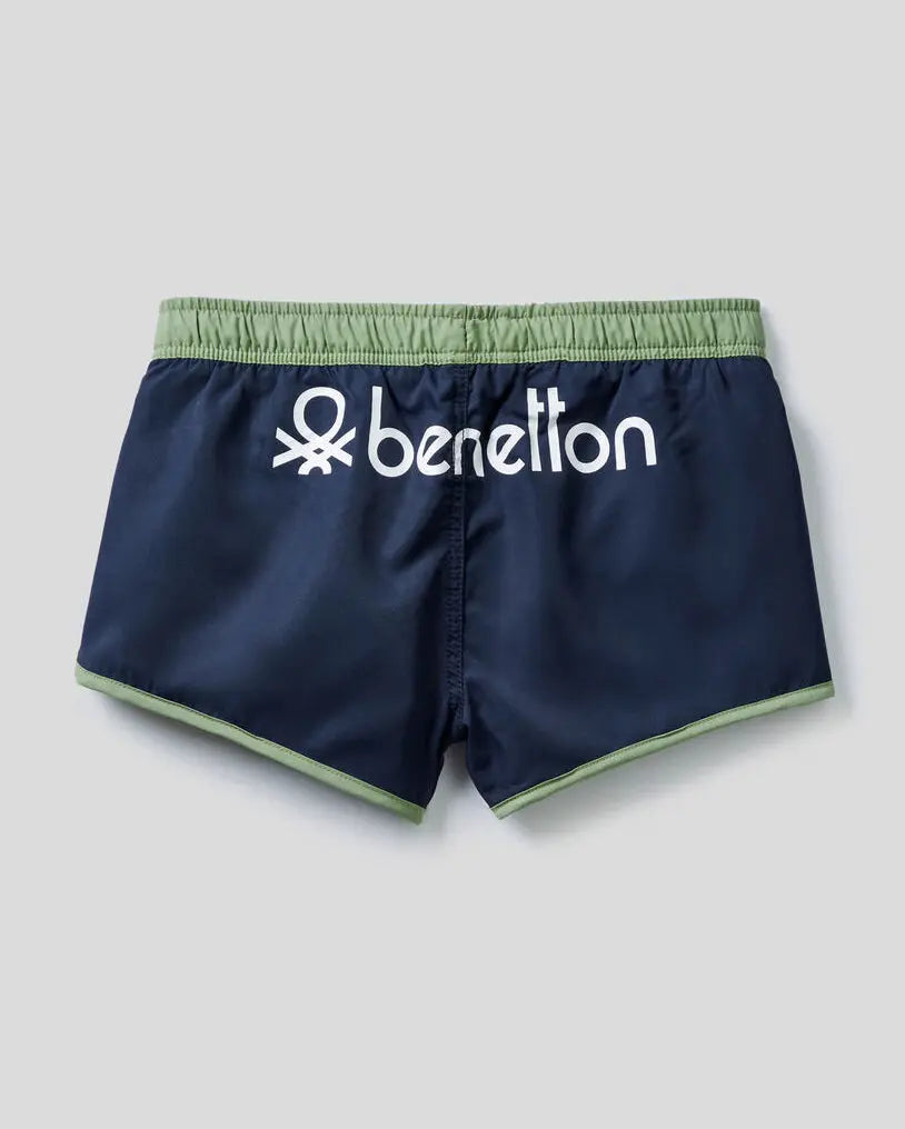 Dark Blue Swim Trunks - BEVAVA