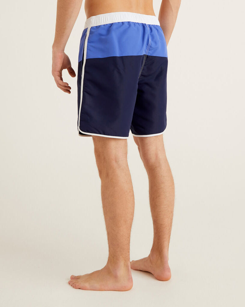 Dark Blue Swim Trunks Benetton