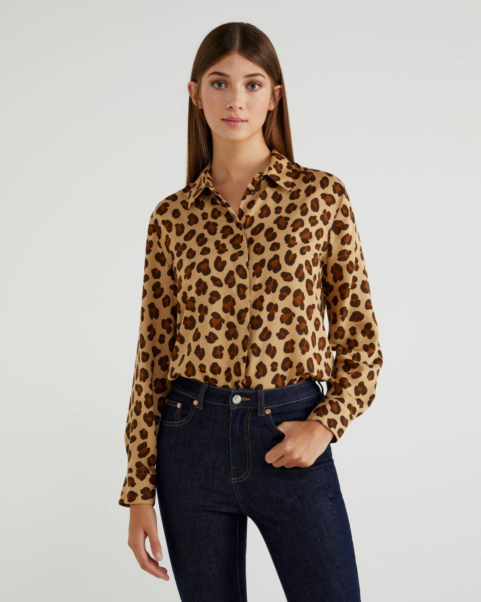 Beige Shirt Benetton