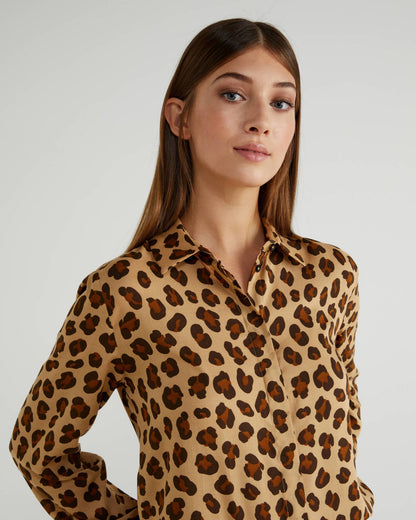 Beige Shirt Benetton