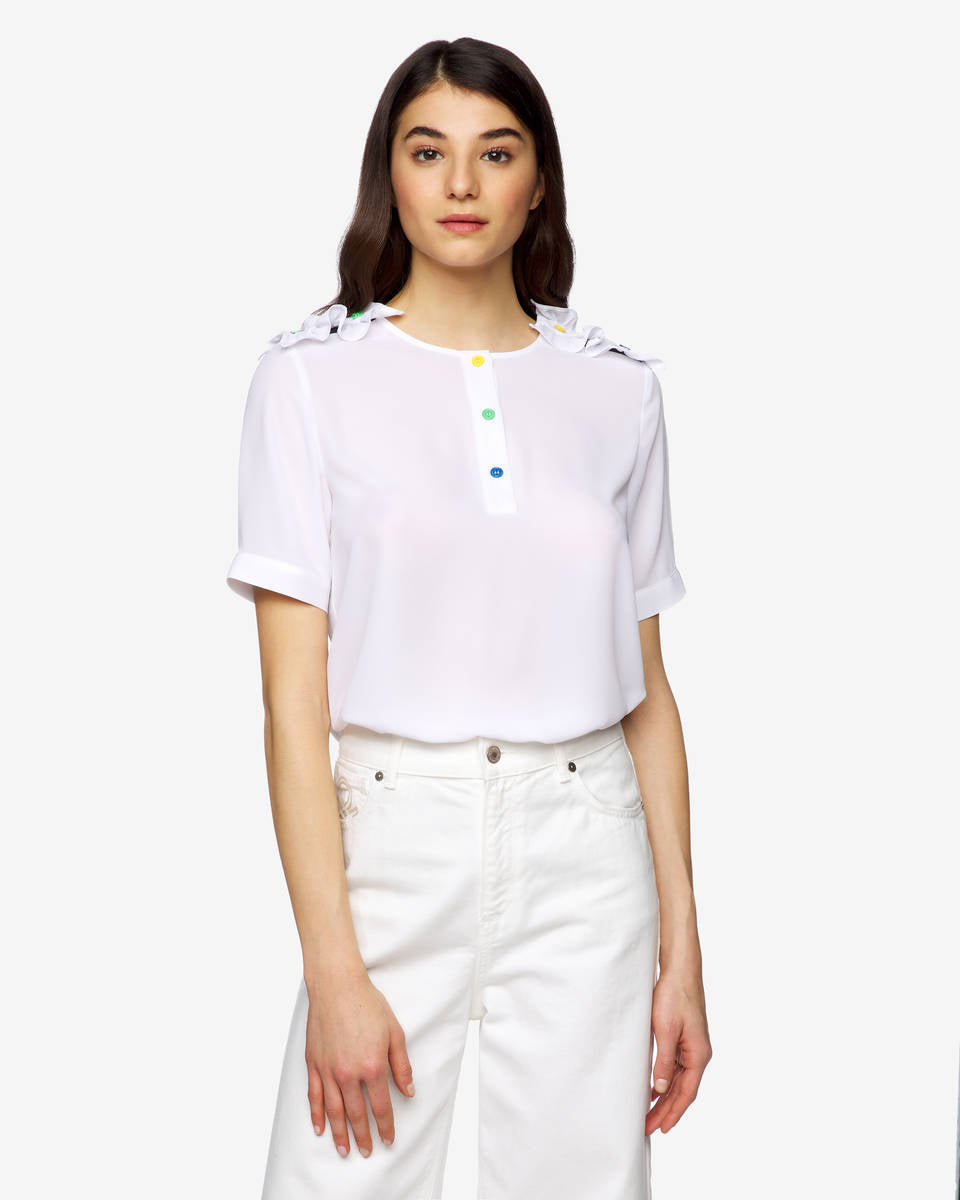 White Blouse Benetton