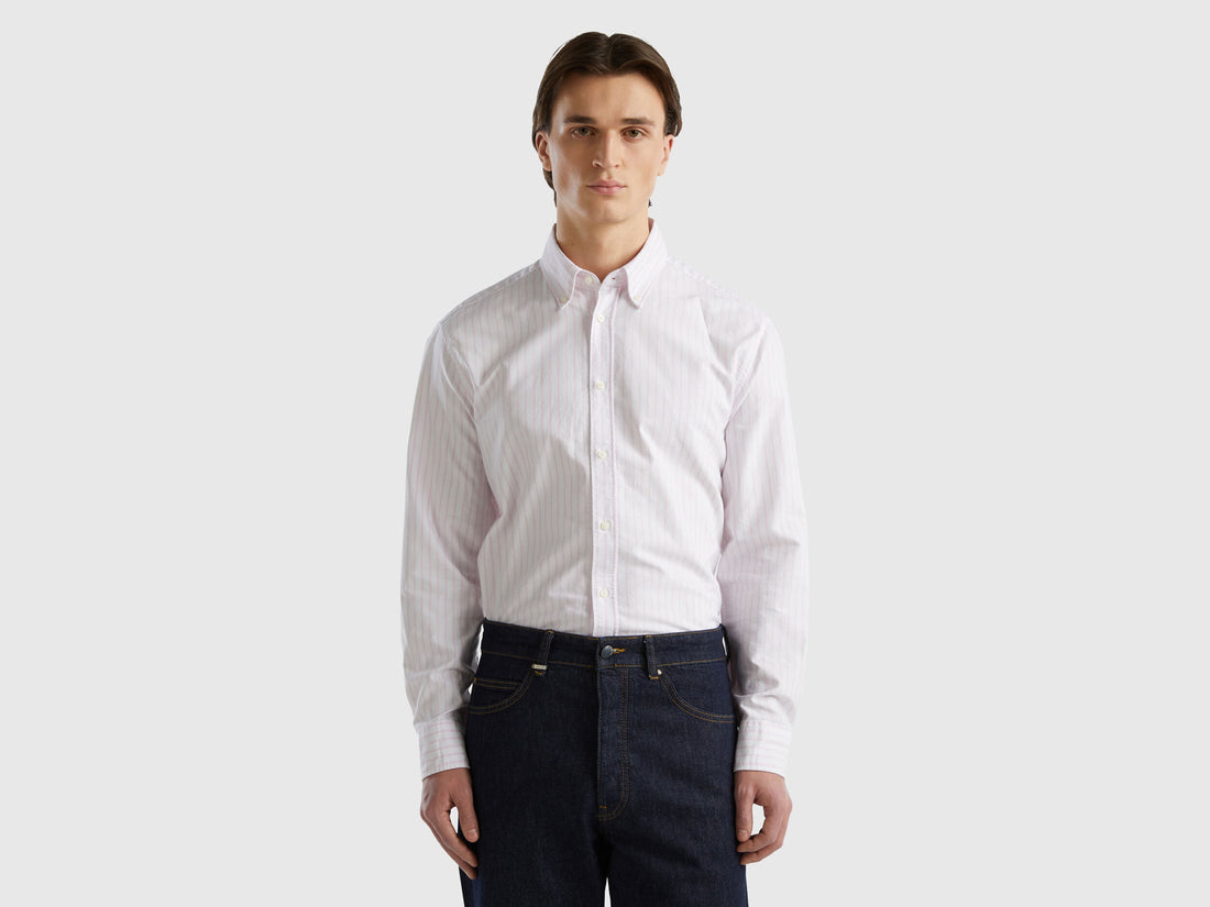 100% Cotton Striped Shirt_5XNUUQ03J_903_01