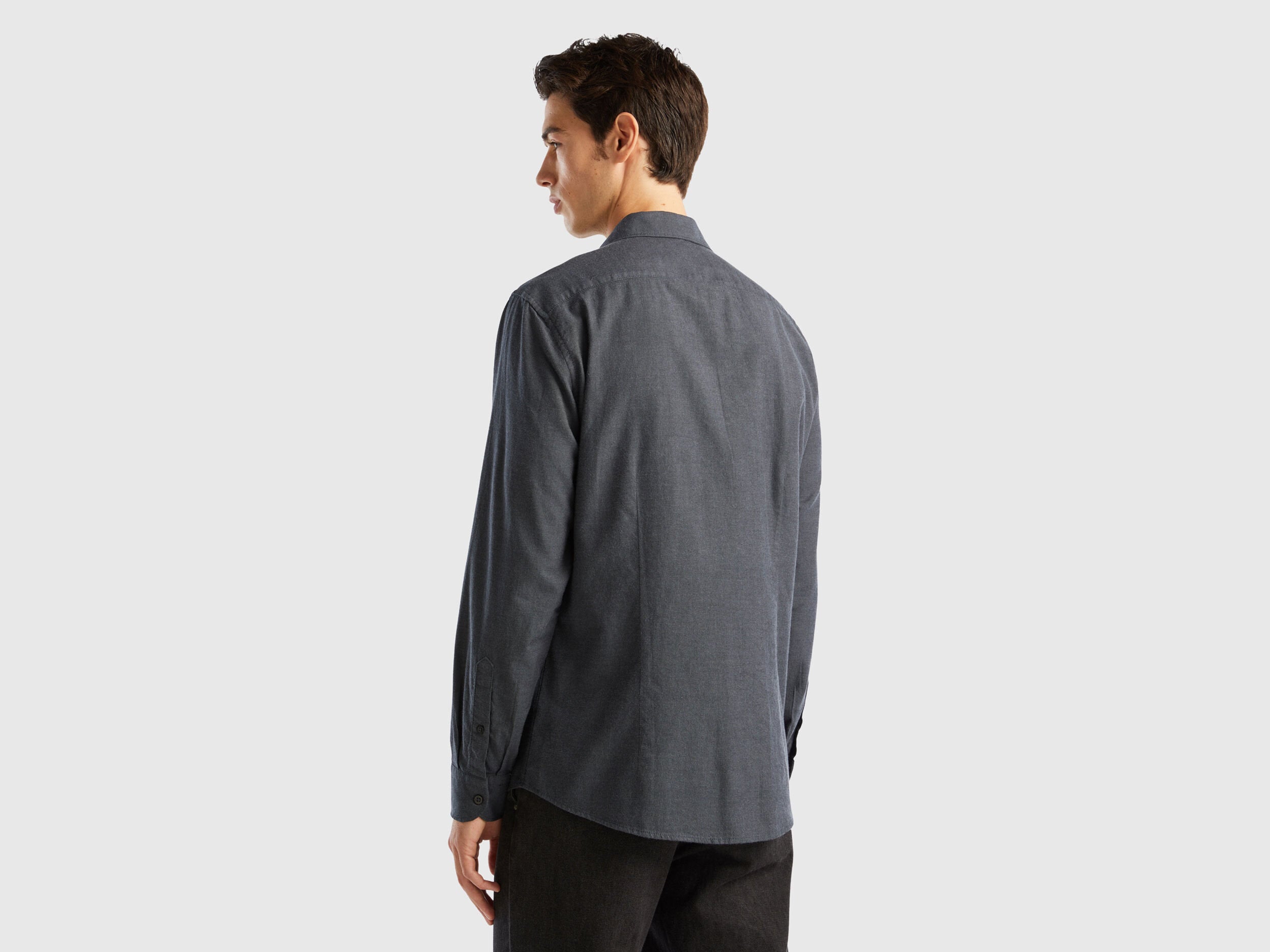 Slim Fit Flannel Shirt_5XODUQ02K_930_02