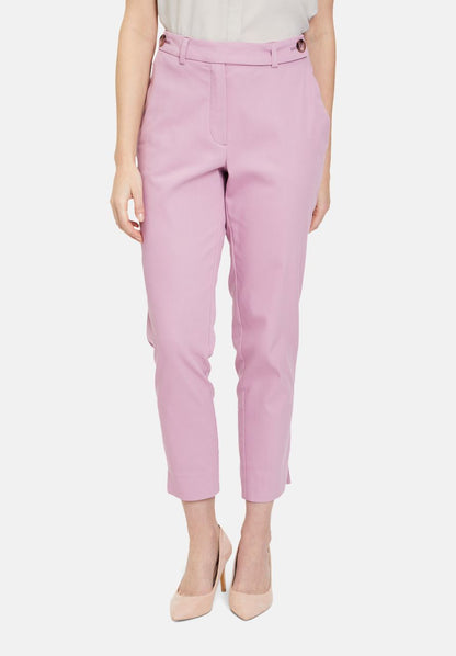 Pale Pink Dress Trousers With Mini Side Slits_6380-3010_6056_02