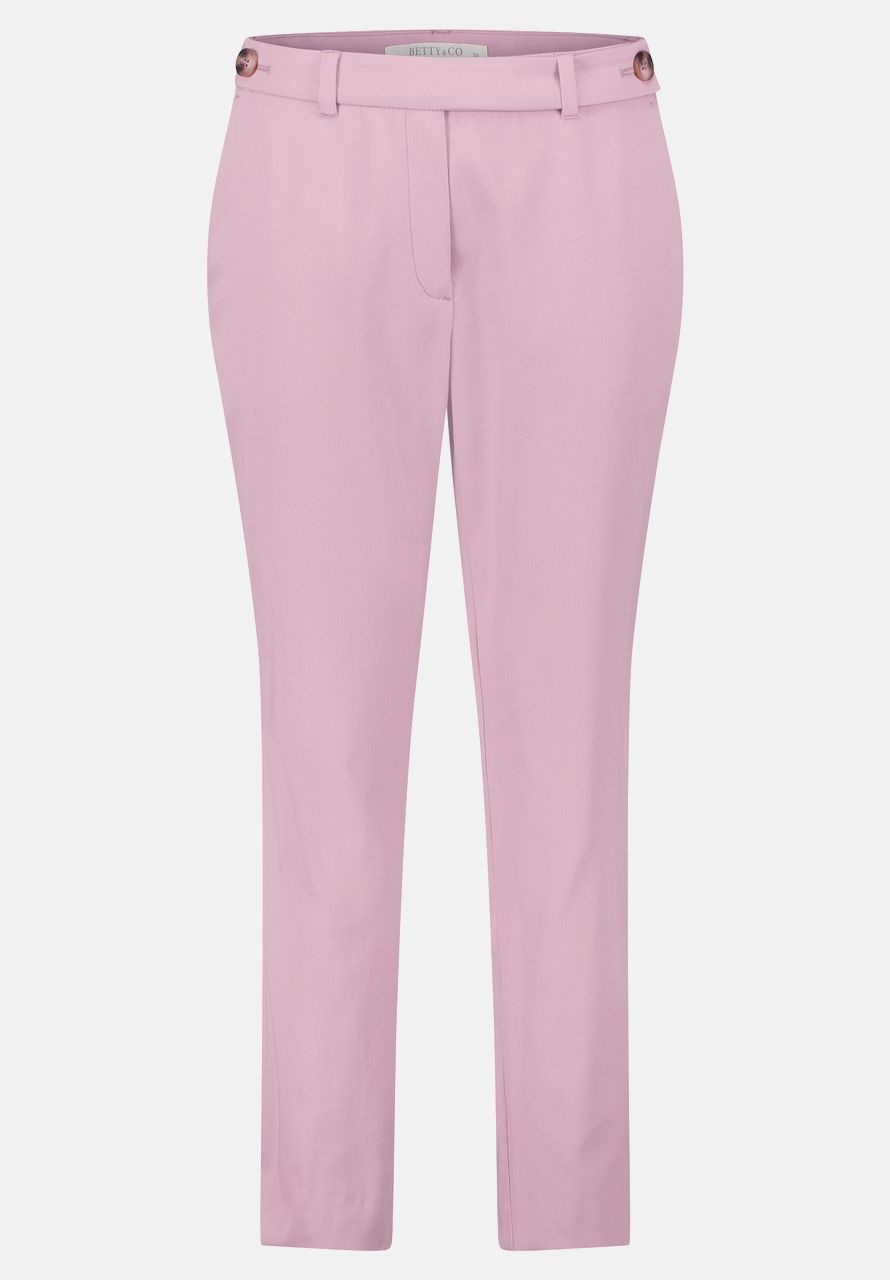 Pale Pink Dress Trousers With Mini Side Slits_6380-3010_6056_05