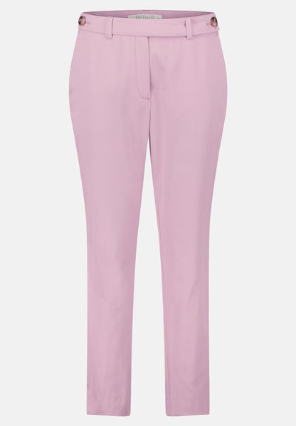 Pale Pink Dress Trousers With Mini Side Slits_6380-3010_6056_05