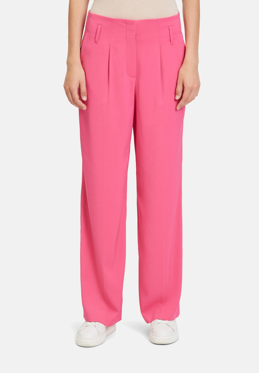 Fabric Trousers With Pleats_6450-3205_4198_02