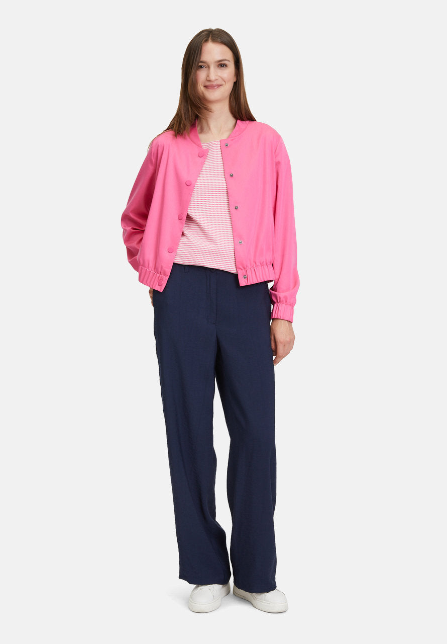 Fabric Trousers With A High Waistband_6452-3299_8543_06