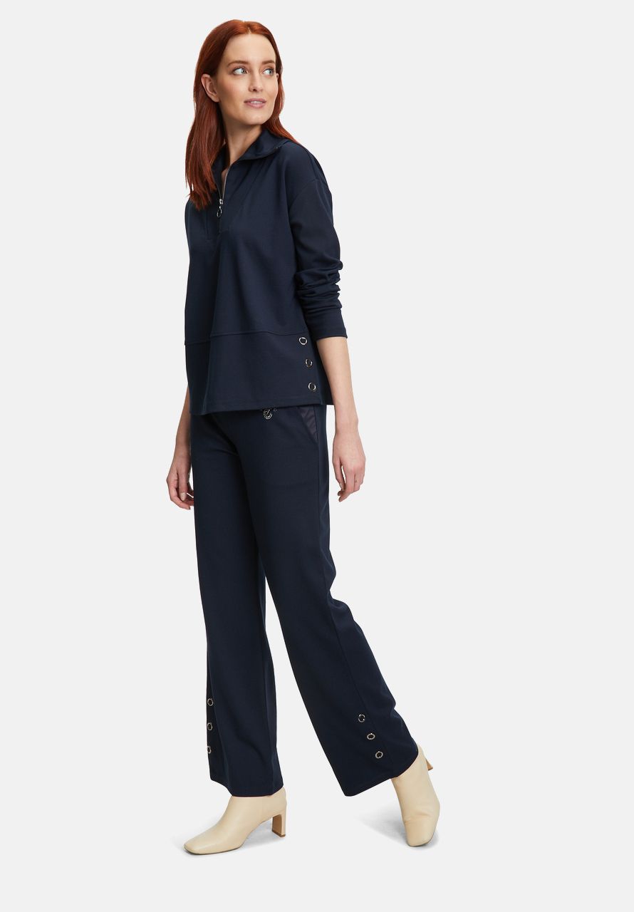 Slip-On Trousers with Pockets