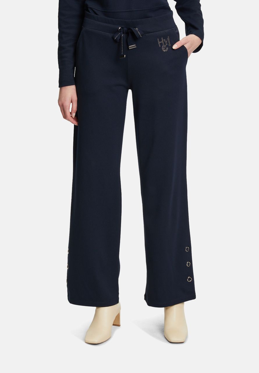 Slip-On Trousers with Pockets