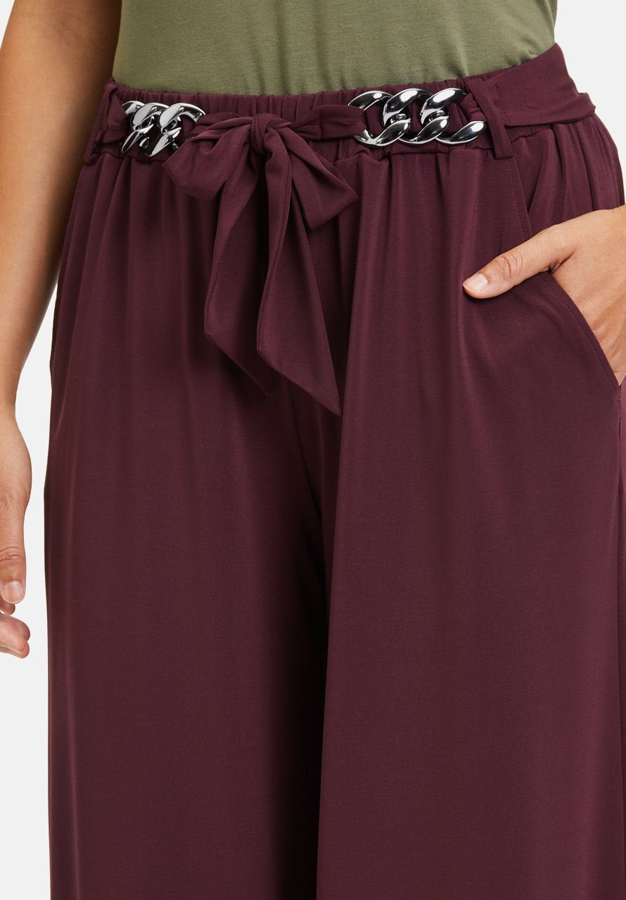 Culottes With Elastic Waistband_6808-1217_9045_07