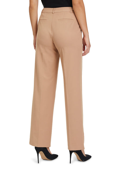 Beige Dress Trousers With Center Pleat_6831-1055_7030_04