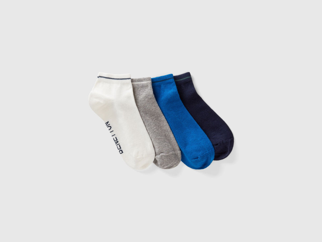 Short Socks Set In Organic Cotton Blend