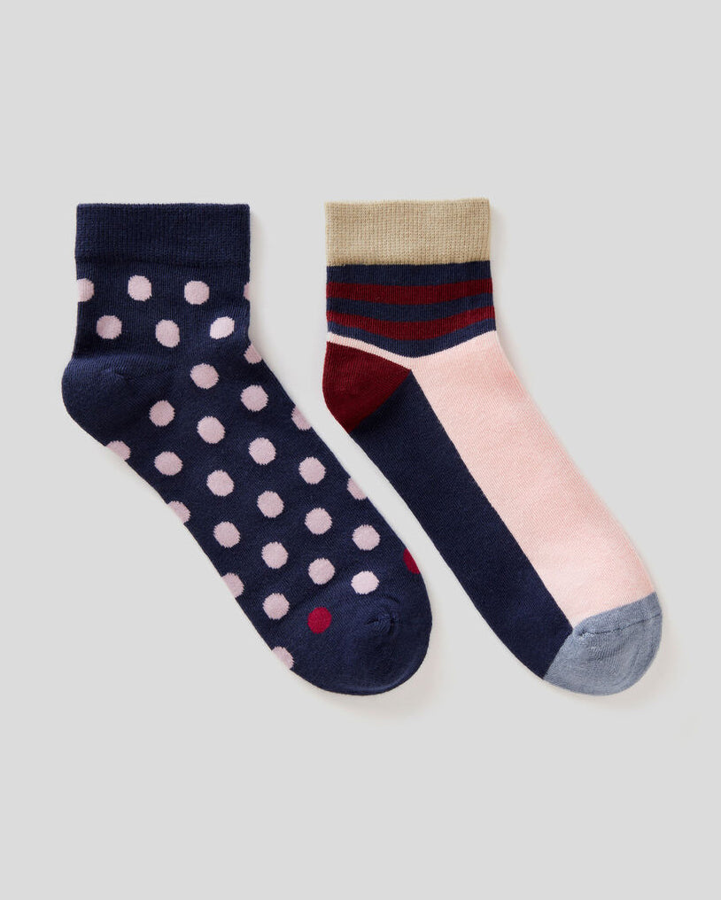 Multi-Color Knitted Socks Pair 2