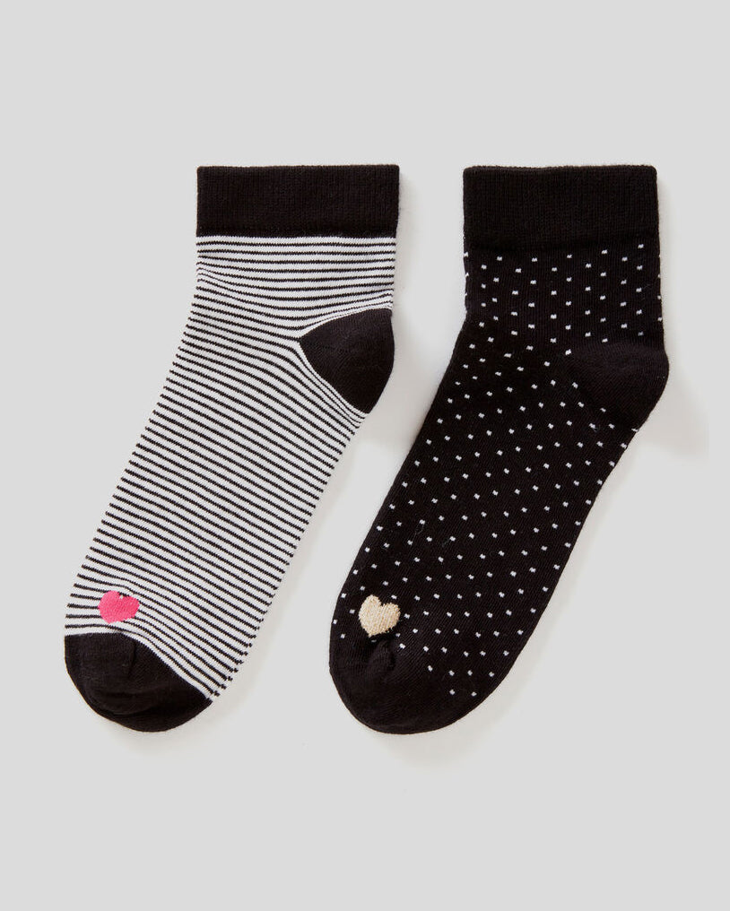 Black Knitted Socks Pair 2