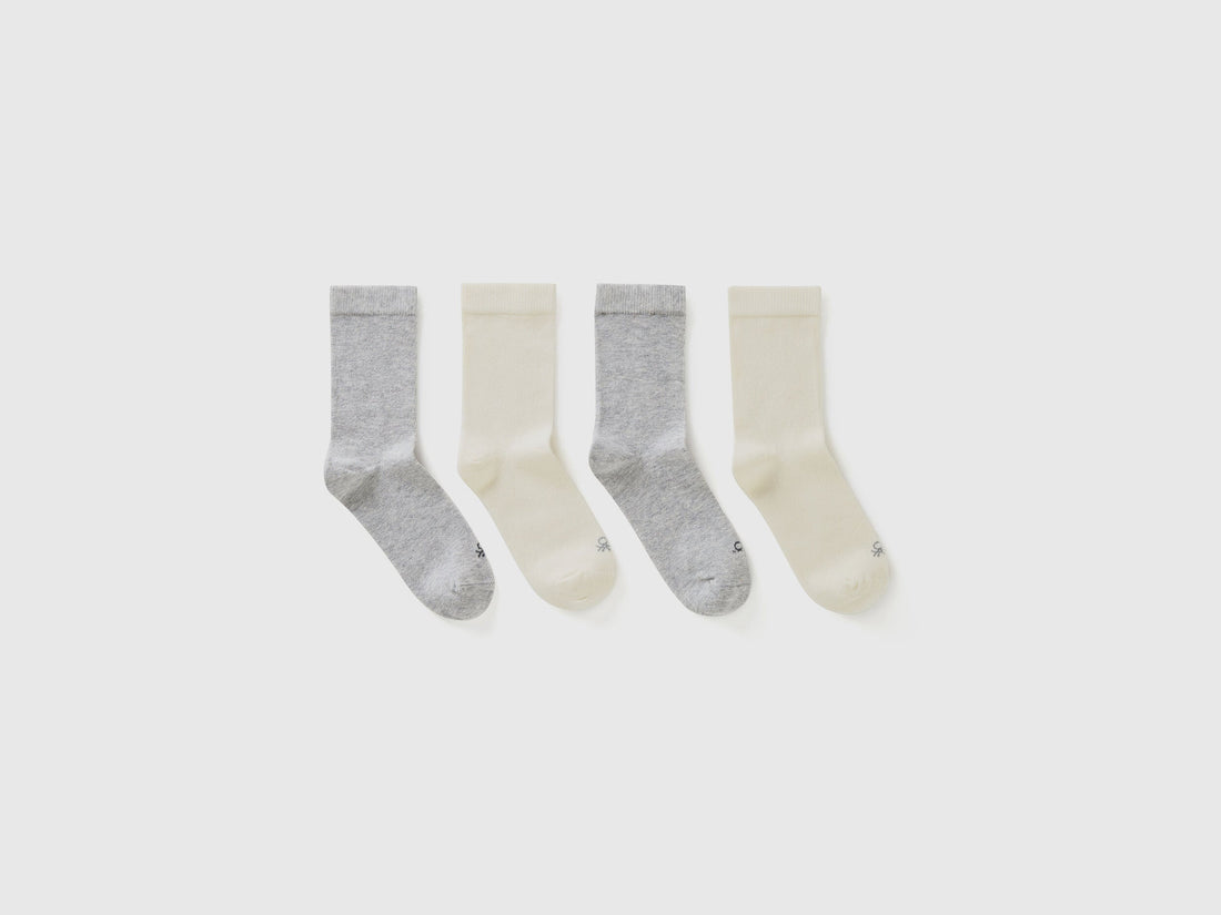 Four Pairs Of Socks In Organic Stretch Cotton