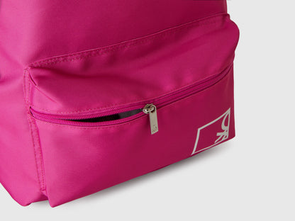 Fuchsia Nylon Backpack